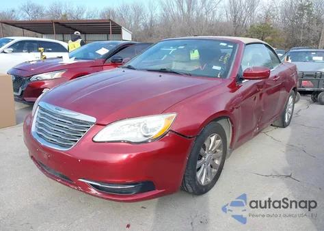 2013 Chrysler 200 Touring из США, поврежденный, VIN 1C3BCBEB8DN511443